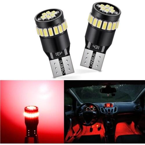 2x Led W5W T10 Led Light Bulb For Nissan Qashqai j10 j11 Juke Tiida x trail t31 Note e11 Primera Pathfinder r51 navara d40 kicks