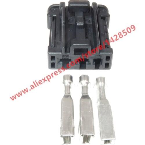 5 Sets 3 Pin Electrical Auto Plug Automotive Wiring Harness Female Male Connector For Peugeot Citroen
