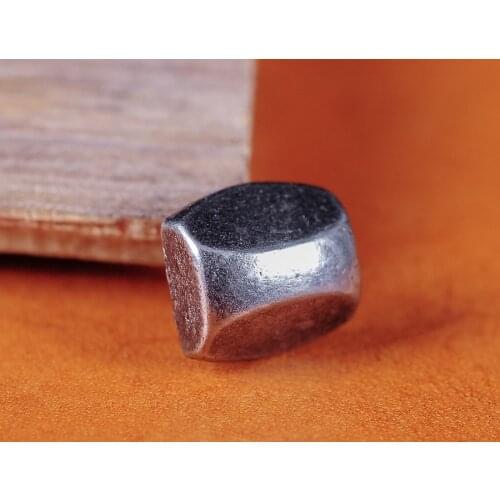 50 PCS 9*8MM Silver Spots Cone Screw Metal Studs Rivet Pyramid Spikes Decoration