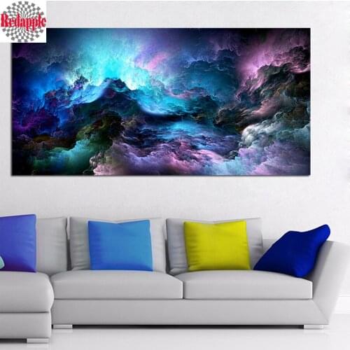 5D DIY Diamond embroidery colorful Clouds abstract Art Picture Mosaic rhinestone Diamond painting full Square cross stitch decor