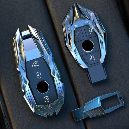 Car Key Fob Case Cover Protector Suitable For Mercedes Benz E C Class W204 W212 W176 GLC CLA GLA Car Accessories