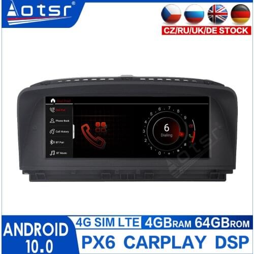 Android 10.0 Car GPS Navigation For BMW 7 Series E65 E66 2005~2009 Multimedia Player Auto Radio PX6 6 Core 8.8 inch IPS Screen