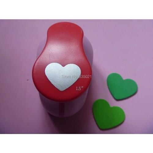 Free shipping 1.5"(3.8cm) heart EVA foam punch paper punch for greeting card handmade ,Scrapbook Handmade puncher