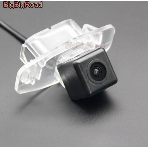 BigBigRoad Wireless Vehicle Rear View Camera HD Color Image For Honda Everus Civic 4D / Civic Europe / City Sedan Odyssey Pilot