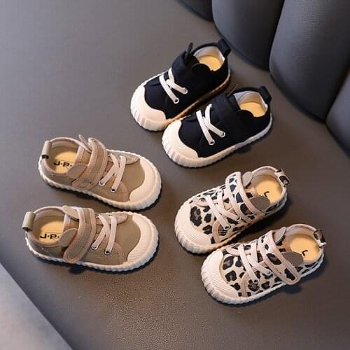 Children shoes Fashion Canvas shoes 2021 autumn new girls' cloth shoes cute cartoon baby soft-soled toddler shoes