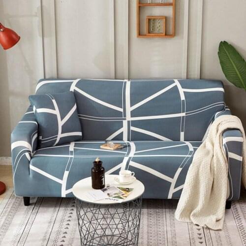 Stripe line sofa cover elastic for living room