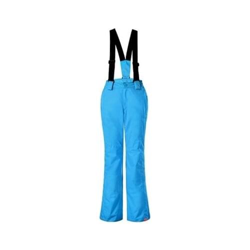 Kids Waterproof Padded Onesie Ski Pants With Suspender Children Riding Cycling Snowboarding Trousers Blue Overalls Bib Pants