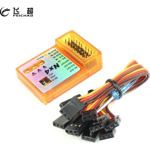 FEICHAO NX4 PRO Flight Controller 3D Flight Gyroscope Balance For Fixed-wing Aircraft Support Rate/Hold/Gyro Off Model Parts