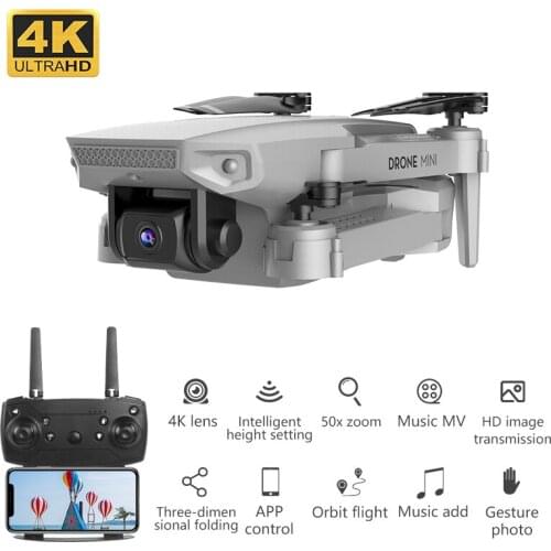 E88 Mini Drone 4K Camera HD 50x zoom Folding quadrocopter with Camera WiFi FPV Drone Quadcopter RC Helicopter Dron RC Toys gifts