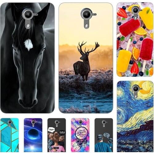 Fashion Bumper Cute Case For Wiko U Feel Prime For Wiko UFeel Lite Fab Case Soft Silicone Cat Horse Flower Cover Back Shell