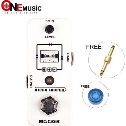 Mooer Micro Looper Recording Effect Guitar Pedal Support to 30 Minutes Recording Controlled by one Single Footswitch True Bypass
