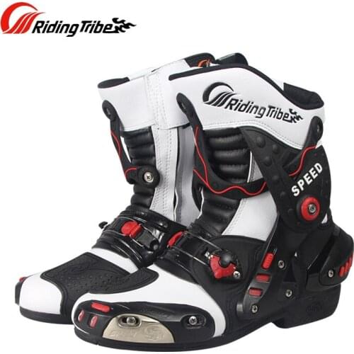 NEW Motorbike Protective Gear Boot Touring Chopper Motorcycle Botas Motoqueiro Motocicleta Botte Para Moto Racing Riding Boots