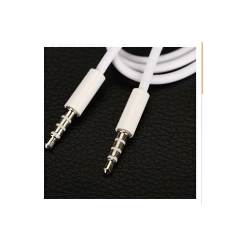 20pcs/lot New coming Jack 3.5mm Male to male Audio Extension Cable (1M Extended) for iphone 3 4 4s 5 5s 5c 6 6 plus Headphone