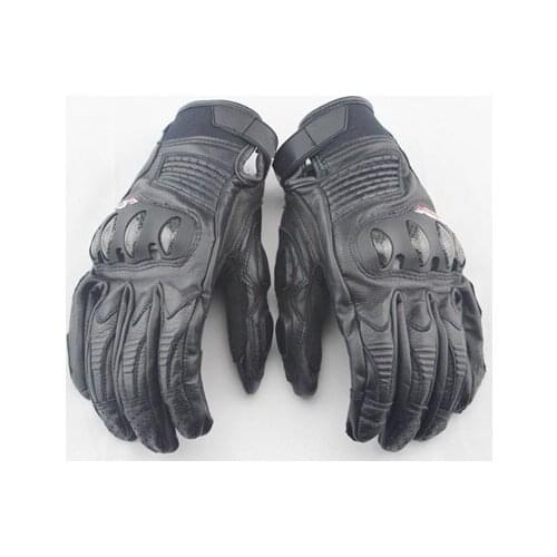 2018 Touch Screen Men Women Genuine sheepskin Leather Non-slip Cycling Motorcycle Motorbike Racing Gloves