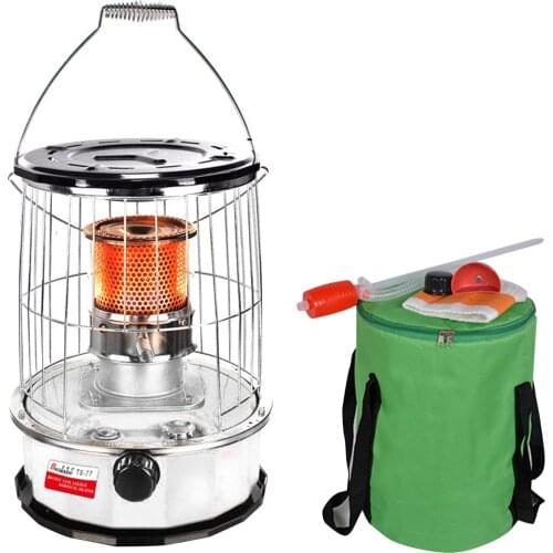 Portable Kerosene Heater With Storage Bag Kerosene Stove Barbecue Camping Cooker Home Heating Stove Winter Outdoor Home Heater