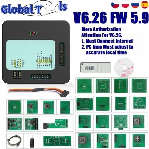 XPROG V6.26 X PROG V6.17 ECU Programmer Add New Authorization Xprog 5.84 V6.26 X-PROG M Metal Box with Full Adapter Xprog V5.55