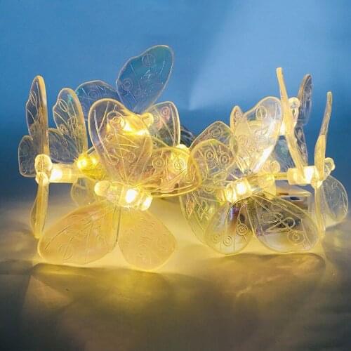 Led Creative Modeling Lamp Light String Creative Butterfly Light String Indoor and Outdoor Decorative Led Decorative Lights