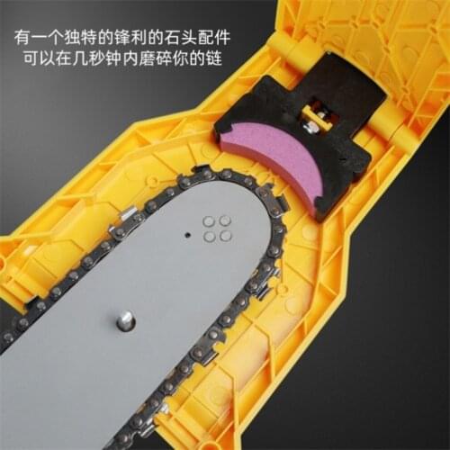 Chainsaw Teeth Sharpener chainsaw Portable Durable Easy Power Sharp Bar-Mount Fast Grinding Chainsaw Chain Sharpener Tool