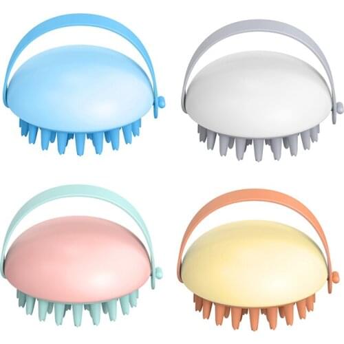 Hair Scalp Massager Shampoo Brush, Scalp Brush For Hair Washing, Upgraded Head scrubber, Soft Silicone Bristles For Exfoliating