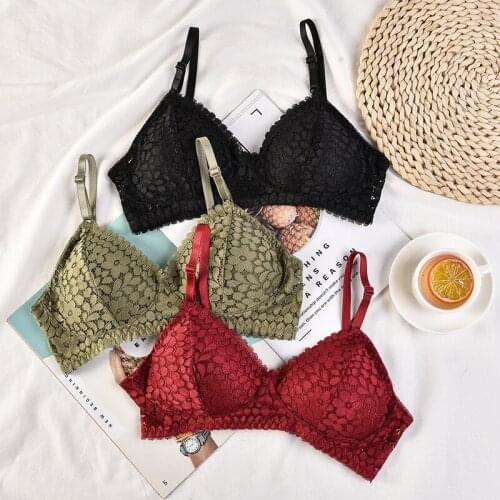 Women Push Up Padded Bra Lace Tube Top Wrapped Chest Beauty Back Bras Underwear for Women Lingerie Sexy Bralette Plus Size New