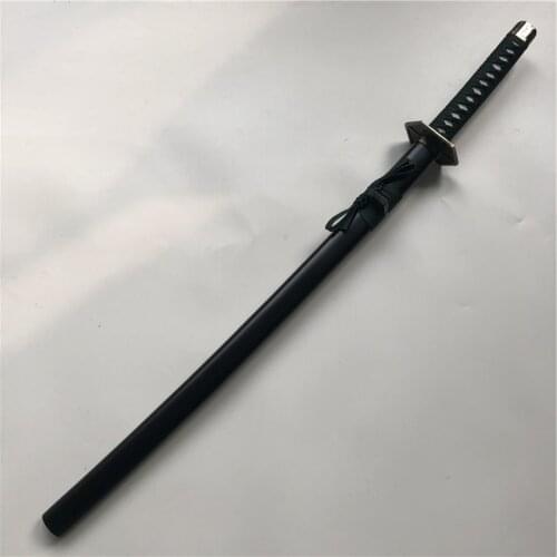 1:1 BLEACH Aizen Sousuke Sword Kyoukasuigetsu Wooden Sword Zanpakutou Weapon Props for Cosplay Sword Ninja Knife 100cm