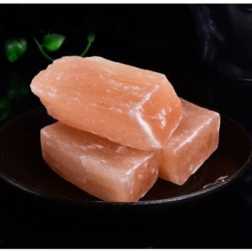 1PC Natural Rough Orange gypsum Selenite Crystal Gemstone Reiki Healing Raw