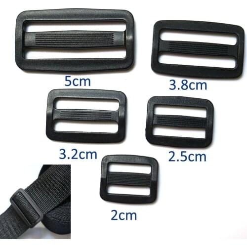 5pcs/lot 2cm to 5cm black strong Webbing Detach Buckle for Outdoor Sports Bags Luggage travel Buckle accessories for backpack