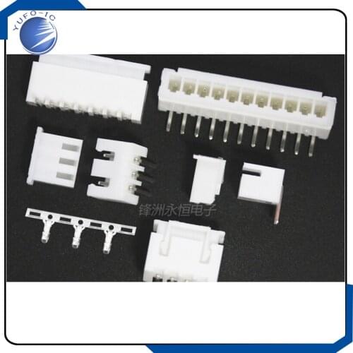 50 Set/LOT XH2.54 2 3 4 5 6 7 8 9 10 11 12 Stright PIN connector 2.54MM XH2.54-2P-3P-4P-5P-6P-7P-8P-9P-10P-11P-12P Terminal