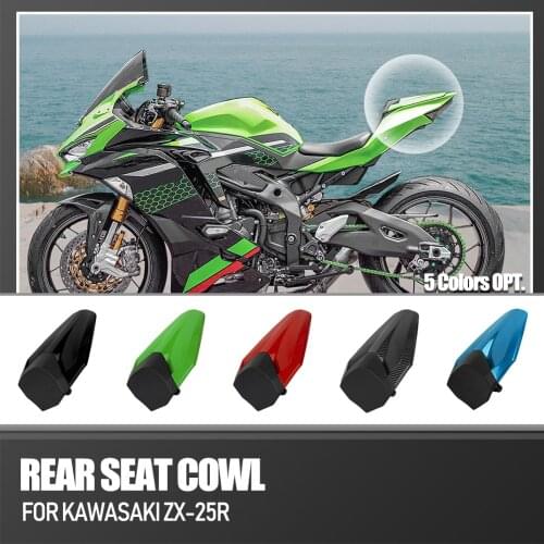 Motorcycle Accessories For Kawasaki ZX25R ZX-25R 2020 2021 ZX 25R Seat Cowl Cover Fairing Rear Passenger Solo Pillion Carbon Red