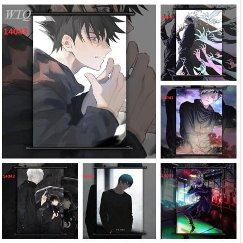Jujutsu Kaisen Satoru Gojou Fushigura Megumi Anime Posters Canvas Paintingwall Decor Wall Art Picture Room Decor Home Decor