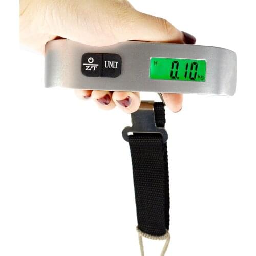 Digital Luggage Scale Portable Travel SuitcaseScales 110lb/50kg Capacity Backlit Tare Function Lightweigh for Travel Postal Home