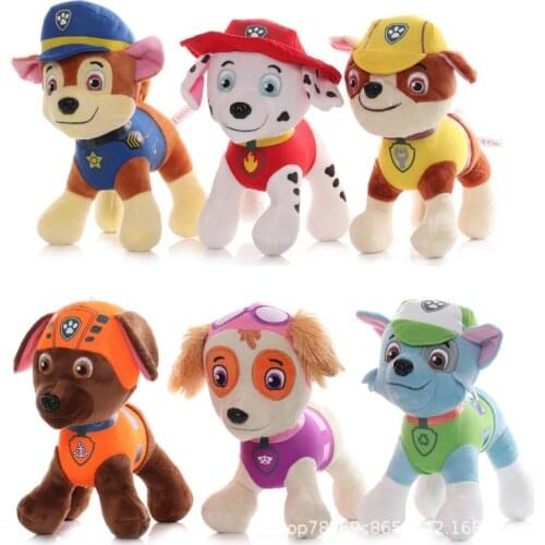 20cm Plush Paw Patrol Action Figures Toy Soft Stuffed Dog Patrol Puppy Canine Patrol Toy Cartoon Animal Doll Birthday Gift