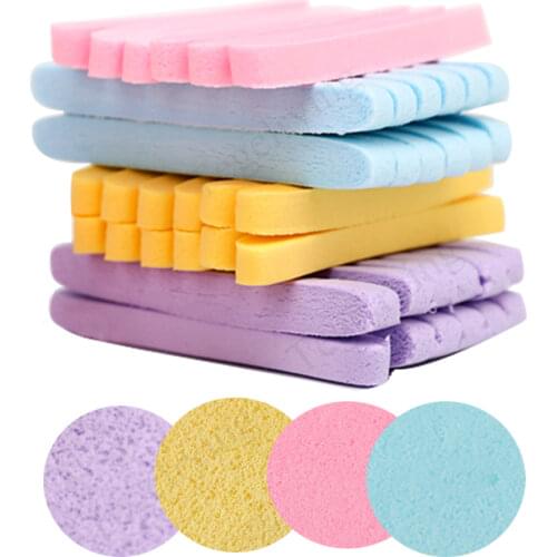 12Pcs/Bag Makeup Puff Compression Cleaning Sponge Facial Cleansing Pad Makeup Remover Skin Care Tool Cleaning Puff