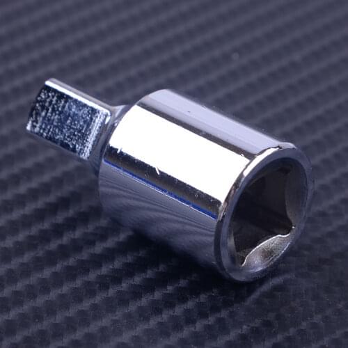 Silver Car 8mm Square Head Oil Sump Drain Plug Key Tool Remover Fit For Renault Citroen Peugeot Volvo Accessories