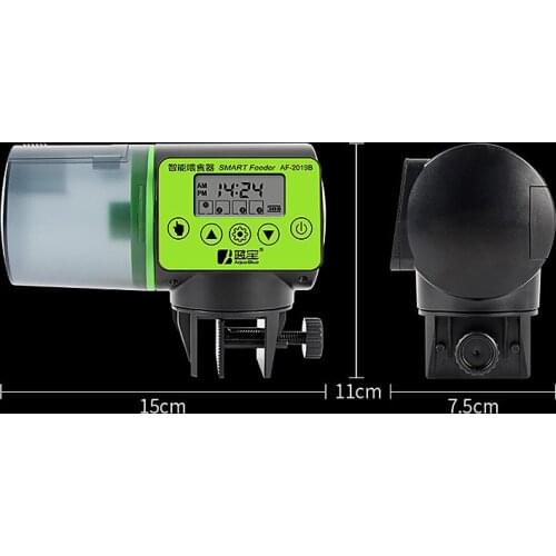 200ml Fish Tank Feed Tableware Fully Automatic Smart Timing Fish Feeder Mini Feeder Aquarium Feeder Smart Automatic Fish Feeder