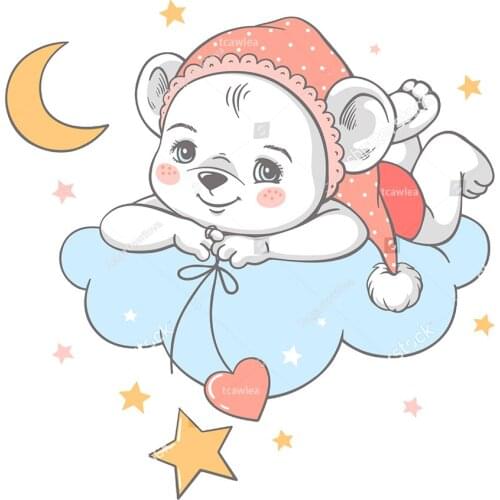 Love Pajamas Moon Bear Girl Metal Cutting Dies Surprise Animals Doll Stencil For DIY Craft Scrapbooking Cards Decorative