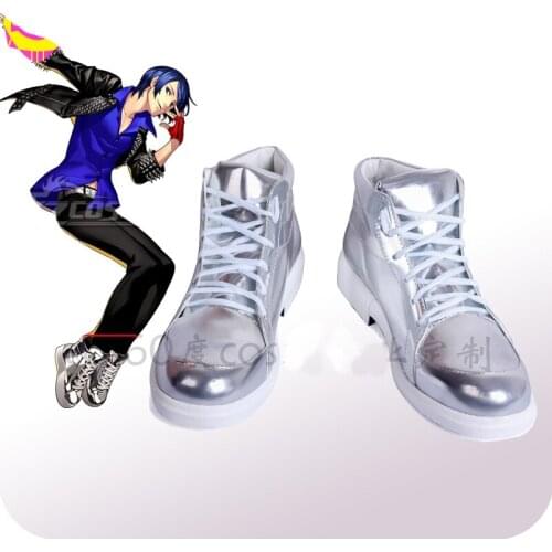New Persona 5: Dancing Star Night Kitagawa Yuusuke Cosplay Boots Anime Shoes Custom Made