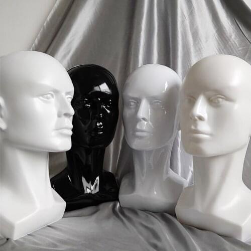 New Arrival Men Head Mannequin Fiberglass Head Model On Sale