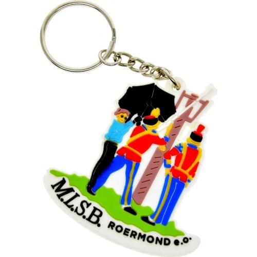 OneBandaHouse Custom Logo Soft PVC Keychain Great to Used in Tourist Gift