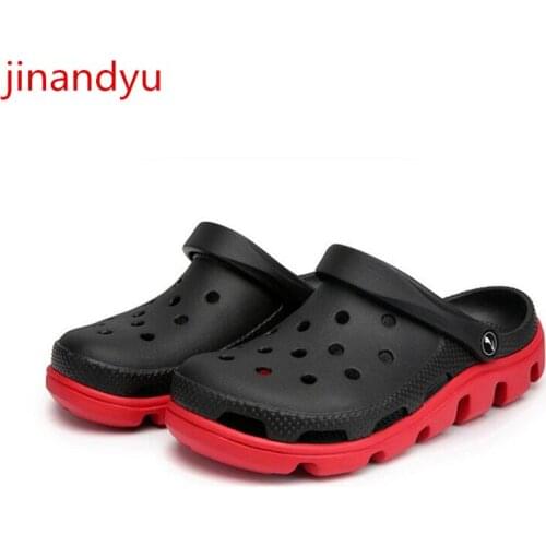 Unisex Hollow Out Comfy Beach Sandals for Men Outdoor Fashion Summer Sandalen Man Shoe Non Slip Mens Casual Shoes Men Slippers