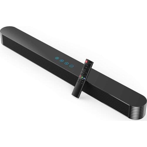 60W TV Soundbar Wired and Wireless Bluetooth 5.0 Speakers Home Theater Stereo Sound Bar Built-in Subwoofers with Remote Control