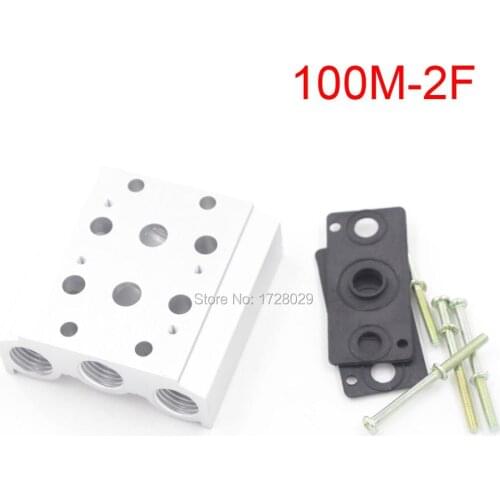 Quality Certified 100M-2F Magnetic Valve Base Solenoid Valve Board