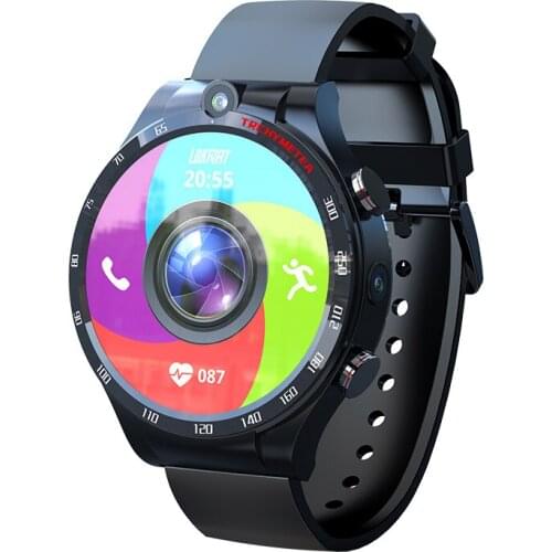 4G Smart Watch HD Dual Camera Face Recognition Men Fitness Exercise Tracker GPS WIFI Smartwatch Waterproof Heart Rate Monitoring