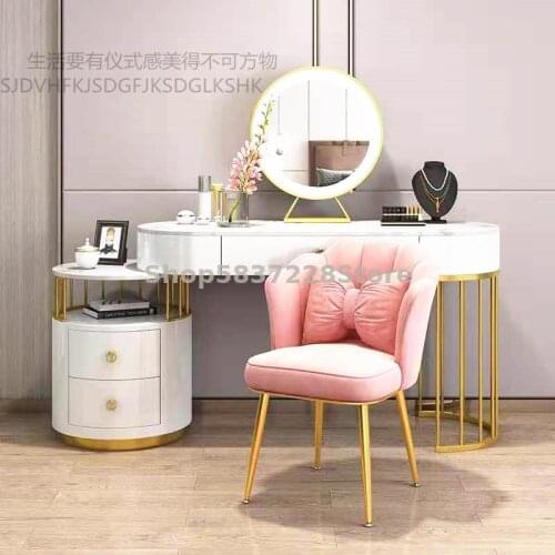 Makeup Chair Net Red Ins Chair Nordic Luxury Bedroom Computer Desk Back Chair Manicure Chair Modern Simplicity