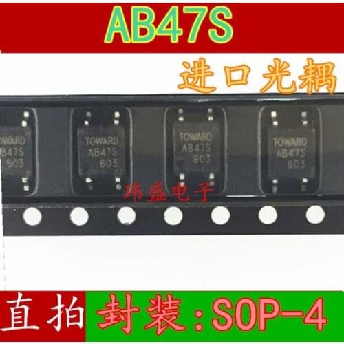 10pcs AB47S AB48F SOP-4 AB47