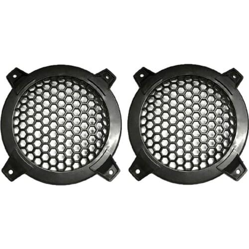 2020 1Pair 4Inch Audio Speakers Protective Cover Case Tweeter Speaker Grill Mesh DIY For Home Theater Parts Accessories