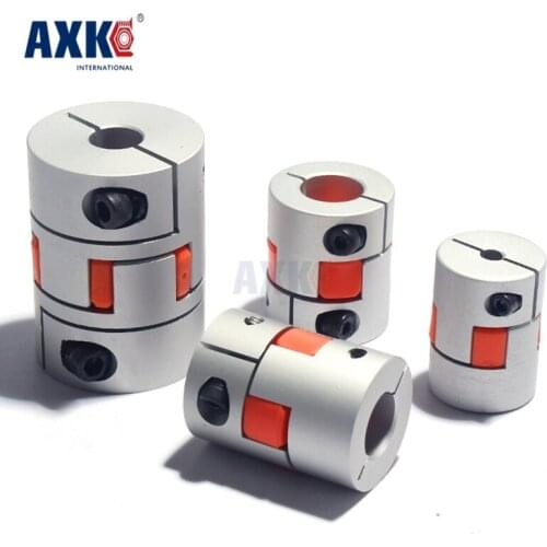 2021 Hot Sale Bearing Axk 5mm To Jaw Spider Coupler Stepper Motor Shaft Coupling 5x5mm Diameter 20mm Length25mm