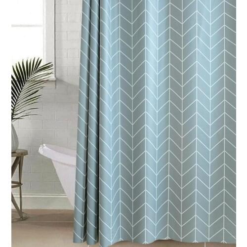 22 Waterproof Mildew Shower Curtain Toilet Partition Curtain Bathroom Curtain with Hooks