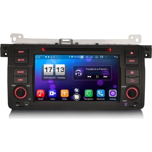 7" Android 10.0 OS Car DVD Multimedia GPS Radio System Player for Rover 75 1999-2005 with Built-in DSP Amplifier System