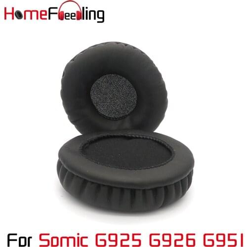 Homefeeling Ear Pads for Somic G925 G926 G951 Headphones PU Thicken Velour Ear Cushions Sheepskin Leather Earpads Replacement
